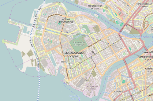 Lines of Vasilyevsky Island